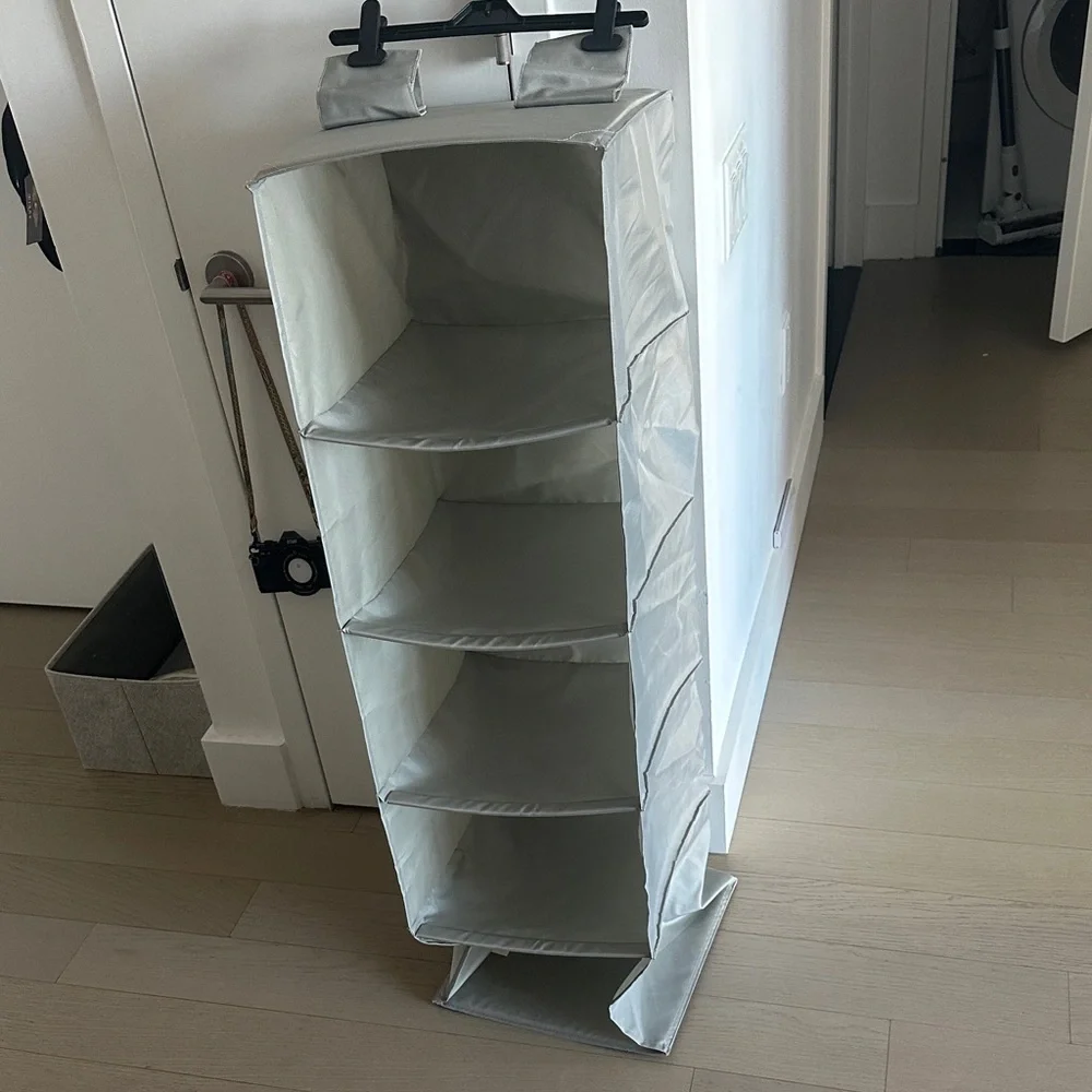 Hanging Closet Organizer in Gray